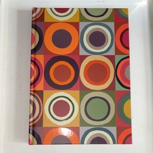 🌹🆕🌹The Gift Wrap Company Colorful Geometric Circle Hardcover Journal